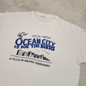 VTG 90s Ocean City Is For The Birds Mens Adult XL? Single Stitch Graphic T Shirt